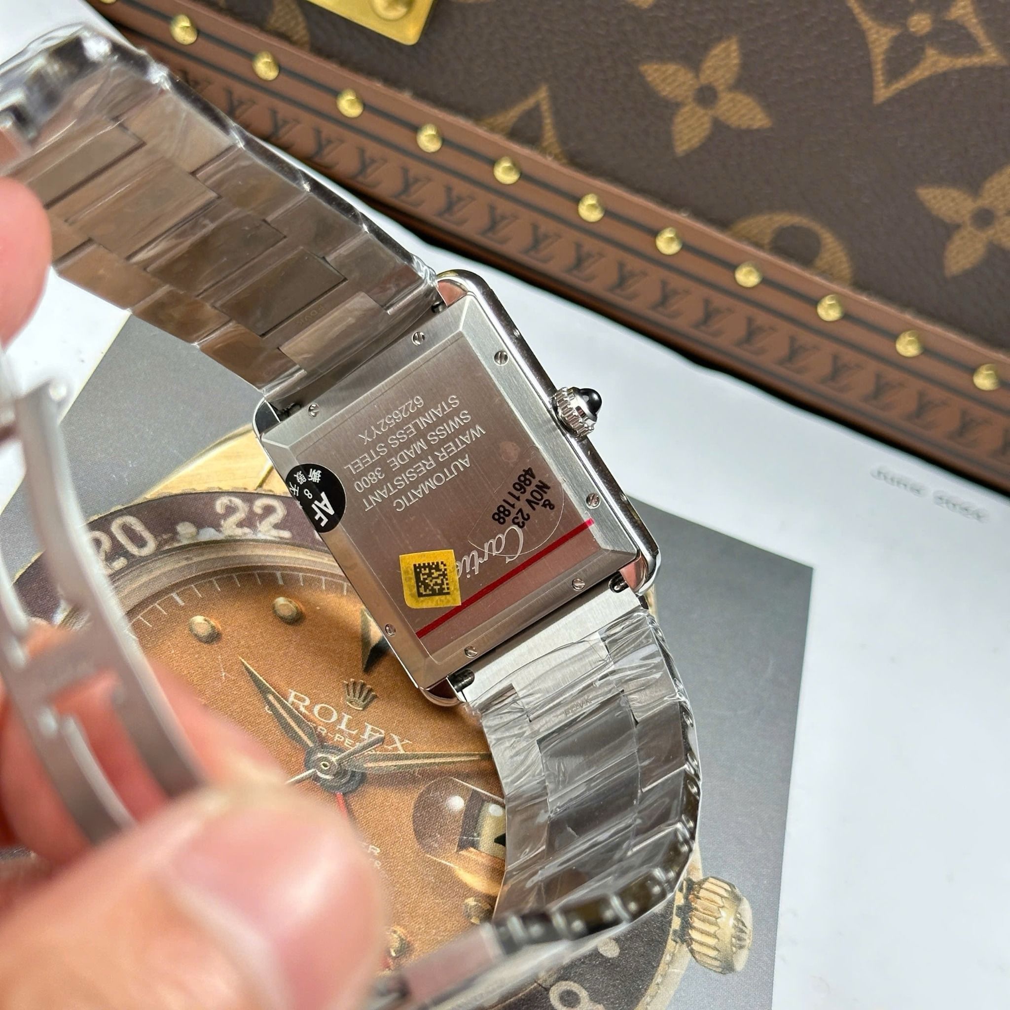 img_1779 cartier santos 40mm edelstahl weiß
