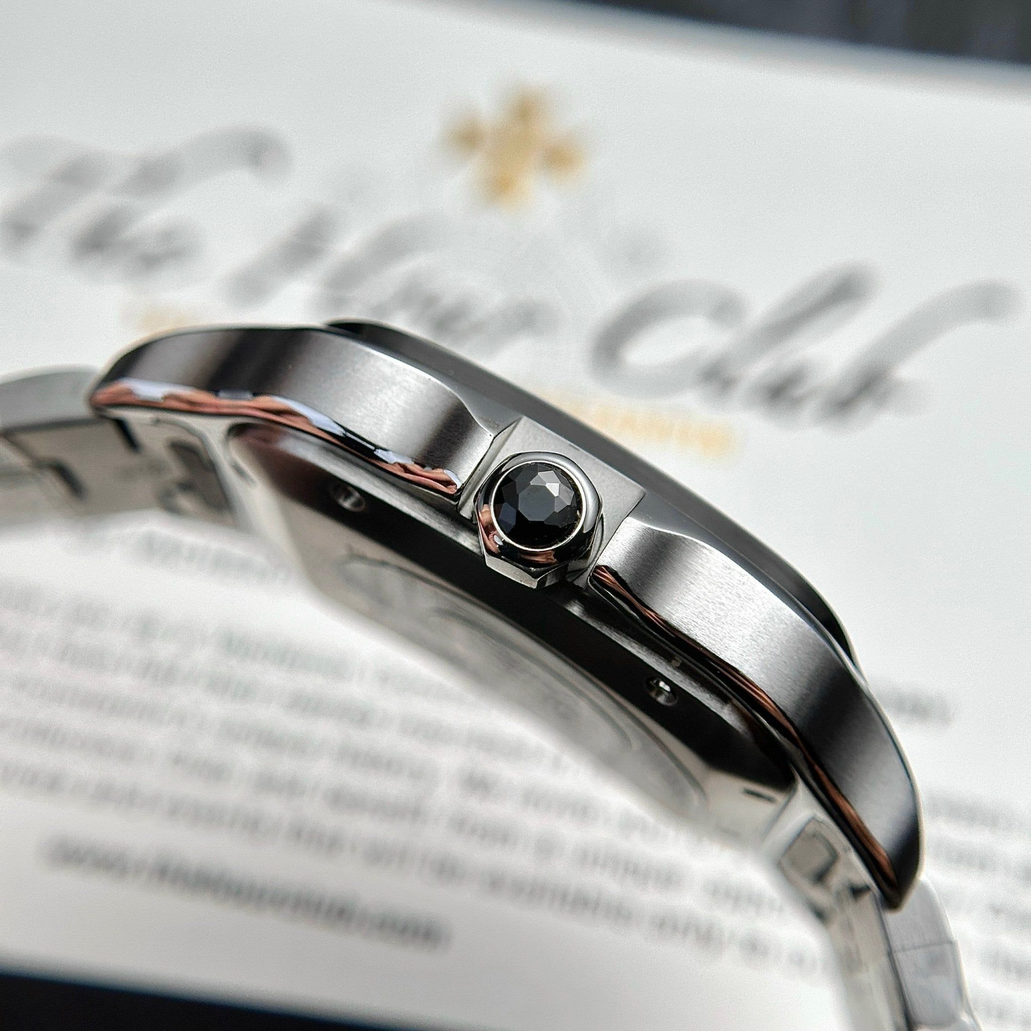 cartier santos 40mm edelstahl schwarz cartier santos 40mm edelstahl schwarz