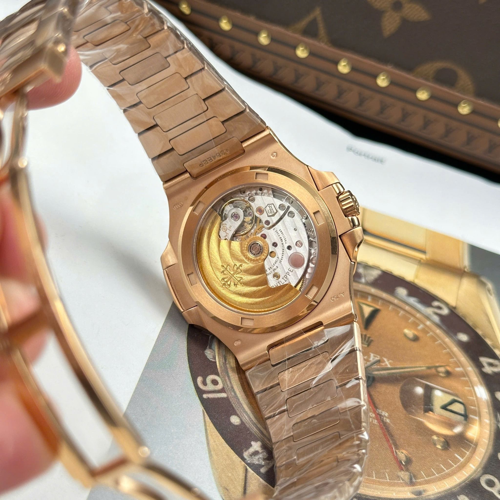 patek philippe nautilus 40mm roségold schwarz patek philippe nautilus 40mm roségold schwarz