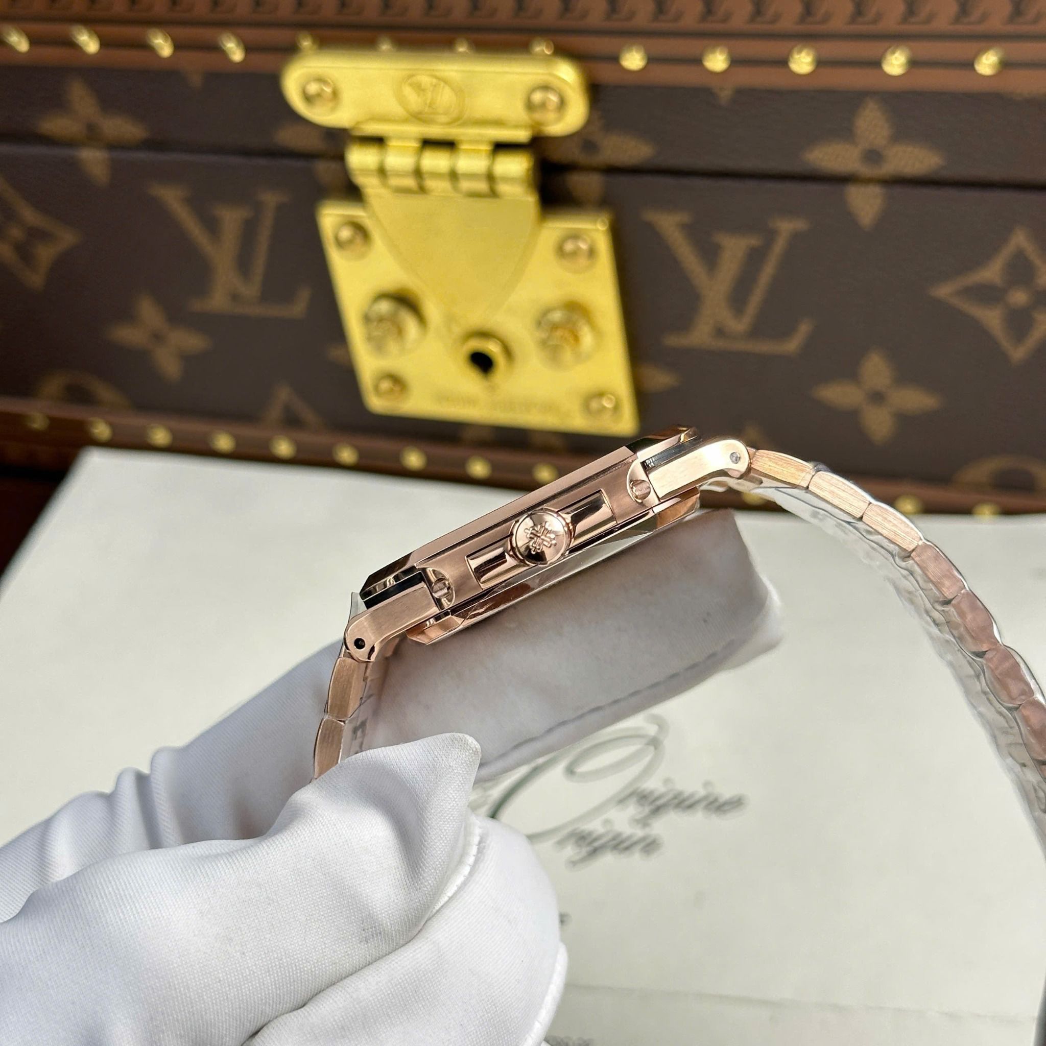 patek philippe cubitus 45mm roségold chocolate zifferblatt patek philippe cubitus 45mm roségold chocolate zifferblatt